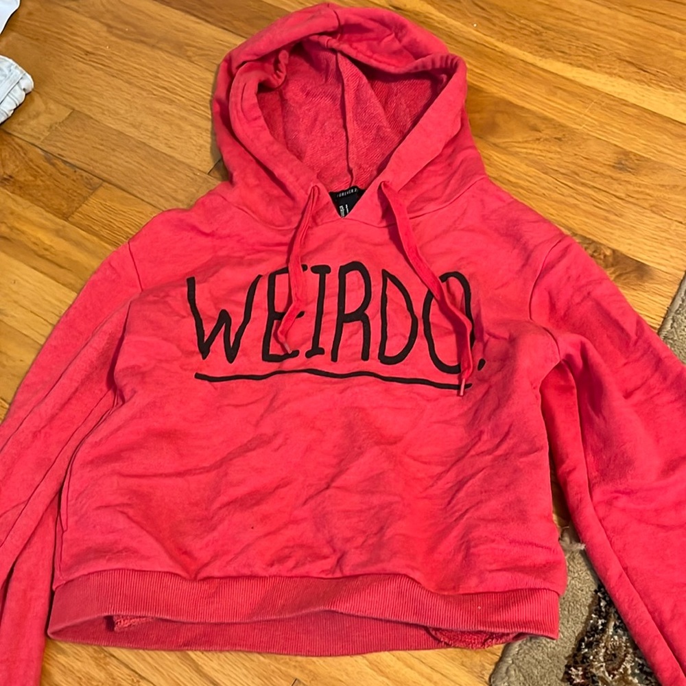 Forever 21 cropped hoodie